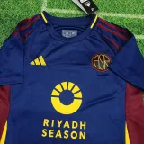 2024-25 Roma Third Kids Soccer Jersey