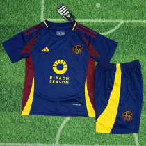 2024-25 Roma Third Kids Soccer Jersey