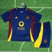 2024-25 Roma Third Kids Soccer Jersey