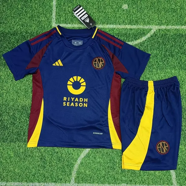 2024-25 Roma Third Kids Soccer Jersey