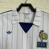 1980-1982 France Away Long Sleeve Retro Soccer Jersey (长袖)