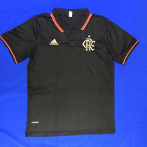 2024-25 Flamengo Black Polo Short Sleeve