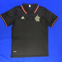 2024-25 Flamengo Black Polo Short Sleeve