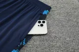 2024-25 Napoli Black Blue Tank top and shorts suit