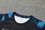 2024-25 Napoli Black Blue Tank top and shorts suit
