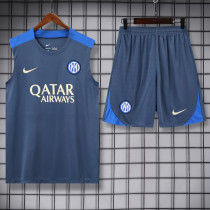 2024-25 INT Dark gray Tank top and shorts suit