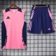 2024 AD Pink Tank top and shorts suit