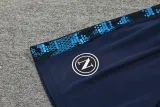 2024-25 Napoli Black Blue Tank top and shorts suit