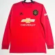 2019-2020 Man Utd Home Long Sleeve Retro Soccer Jersey (长袖)