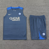 2024-25 INT Dark gray Tank top and shorts suit