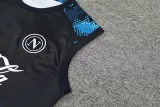 2024-25 Napoli Black Blue Tank top and shorts suit