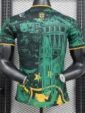 2024-25 Brazil Green Black Special Edition Player Version Soccer Jersey