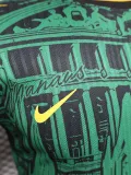 2024-25 Brazil Green Black Special Edition Player Version Soccer Jersey