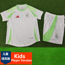2024-25 Algeria Home Kids Player Version Soccer Jersey (球员童装)