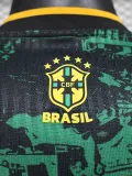2024-25 Brazil Green Black Special Edition Player Version Soccer Jersey