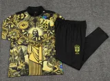 2024-25 Brazil Yellow black Half Pull Special Edition (半拉链)