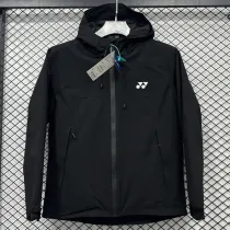 2024 Yonex Cotton Thickened warm Black Outdoor Jackets #A804加棉冲锋衣