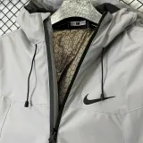 2024 NK Cotton Thickened warm Grey Outdoor Jackets #A801加棉冲锋衣