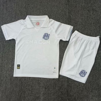 2024-25 Marseille White 125th Anniversary Kids Soccer Jersey