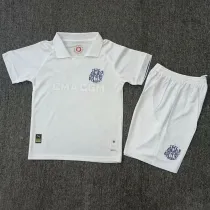2024-25 Marseille White 125th Anniversary Kids Soccer Jersey
