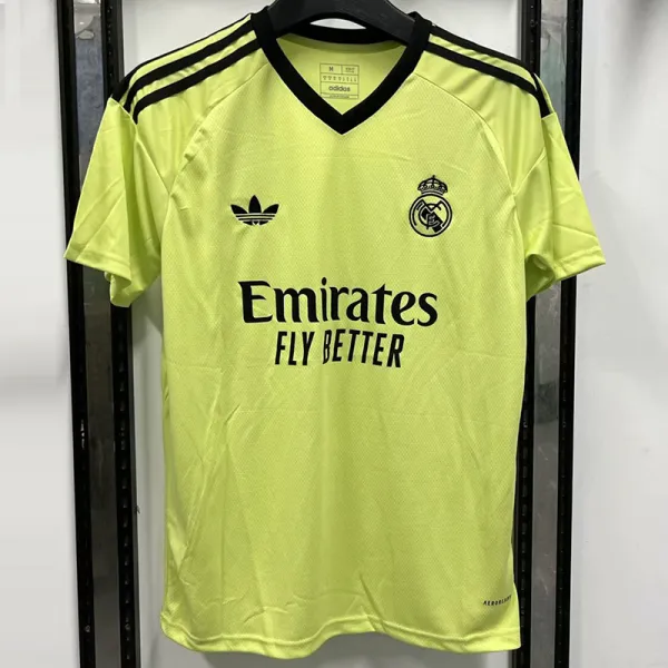 2024-25 RMA Yellow Goalkeeper Fans Soccer Jersey
