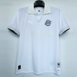 2024-25 Marseille White 125th Anniversary Fans Soccer Jersey