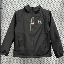 2024 UA Velvet Thickened warm Black Outdoor Jackets #F4加绒冲锋衣