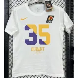 T141 SUNS DURANT #35 White High Quality Casual T-Shirt
