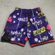 Raptors Purple City Edition Top Quality NBA Pocket Pants (猛龙涂鸦)