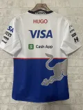 2024 F1 Red Bull White Blue T-Shirts Racing Suit