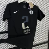 T140 Dallas Mavericks IRVING #2  Black High Quality Casual T-Shirt