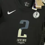T140 Dallas Mavericks IRVING #2  Black High Quality Casual T-Shirt