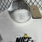 T130 NK White High Quality Casual T-Shirt