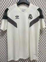 2024-25 RMA Beige White Special Edition Training Shirts (三叶草)