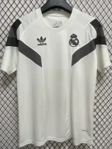 2024-25 RMA Beige White Special Edition Training Shirts *三叶草