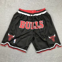 BULLS Black City Edition Top Quality NBA Pocket Pants #公牛