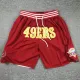 49ERS Red City Edition Top Quality NFL Pocket Pants *49人队