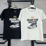 T129 Jordan White High Quality Casual T-Shirt