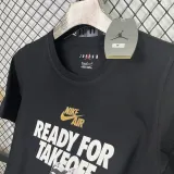 T129 Jordan Black High Quality Casual T-Shirt
