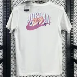 T127 Jordan White High Quality Casual T-Shirt