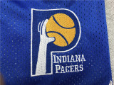 Indiana Pacers White City Edition Top Quality NBA Pocket Pants #步行者队
