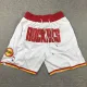 Rockets White City Edition Top Quality NBA Pocket Pants * 火箭队