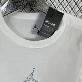 T127 Jordan White High Quality Casual T-Shirt