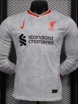 2024-25 LIV Third Long Sleeve Player Version Soccer Jersey (长袖球员)