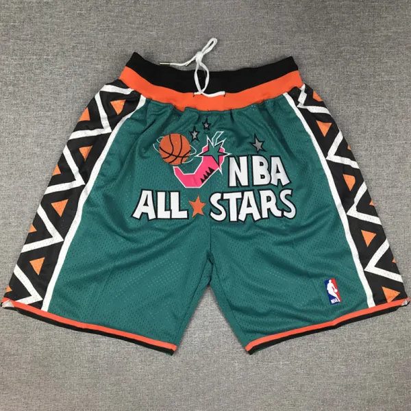 ALL STAR Green City Edition Top Quality NBA Pocket Pants #全明星