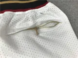 76ERS White City Edition Top Quality NBA Pocket Pants #76人队