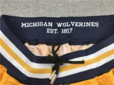 Michigan Yellow City Edition Top Quality NBA Pocket Pants * 密歇根