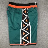 ALL STAR Green City Edition Top Quality NBA Pocket Pants #全明星