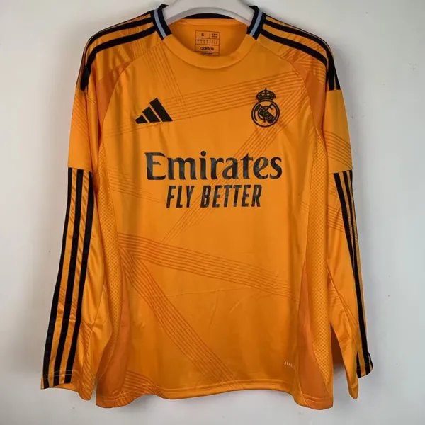 2024-25 RMA Away Long Sleeve Soccer Jersey (长袖)