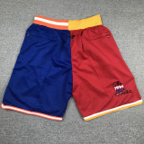 Rockets Knicks Red blue City Edition Top Quality NBA Pocket Pants * 火箭拼尼克斯